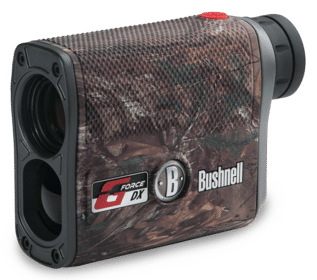 Bushnell GFORCE 1300 6x magnification laser rangefinder with textured Realtree camo finish.